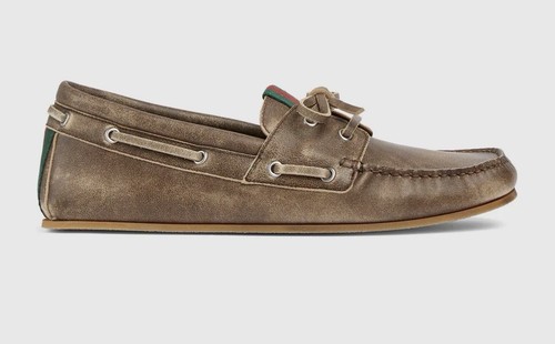 Gucci herren bootsschuhe leder - gucci,