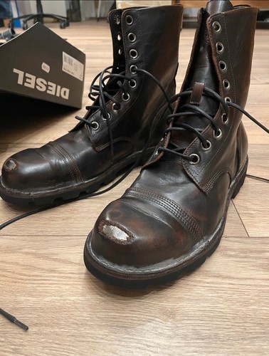 Neu diesel hardkor steel boots - diesel,