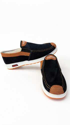 Herren slipper schwarz - herren, braun