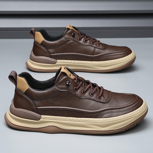 Herren-Lede-Mode-Sneaker